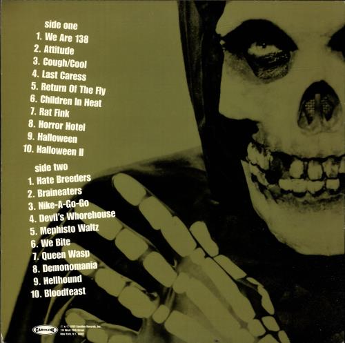 Misfits Collection II US vinyl LP album (LP record) (699138)
